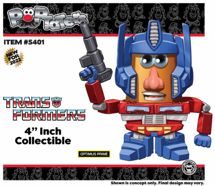 Transformers POP Taters Optimus Prime Official Concept Image  (1 of 7)